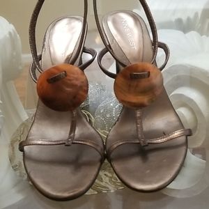 Nine West strappy heel